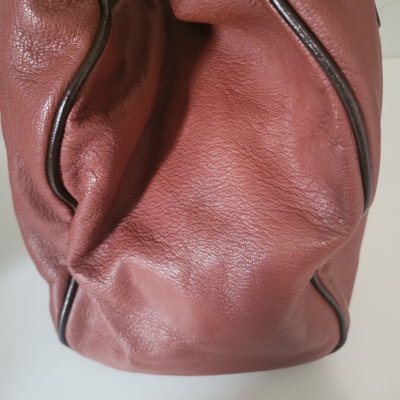 Kate Spade vintage brown leather and patent leather bag - Picture 6 of 11